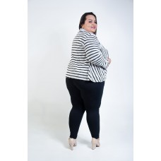 Calça Legging Plus Size Preta