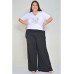Calça Pantalona Cós Largo Preta Calça Pantalona Cós Largo Preta